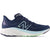 Side view of Kids New Balance 860 V13 Running Shoe in navy/bleach blue/green aura