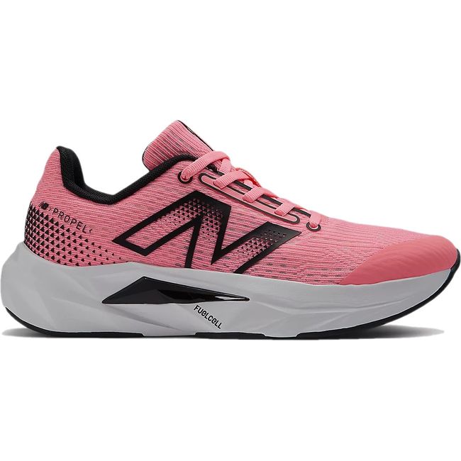 New Balance Kids' FuelCell Propel V5 Running Shoe Ultra Pink/Black GPFCPRP5