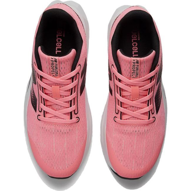 New Balance Kids' FuelCell Propel V5 Running Shoe Ultra Pink/Black GPFCPRP5