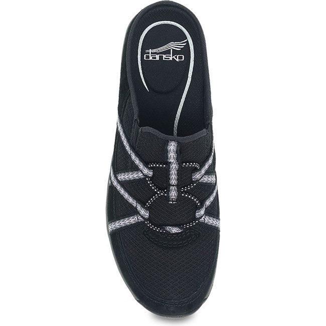 Dansko Women's Hayleigh Open Back Sneakers Black Suede 4855100285