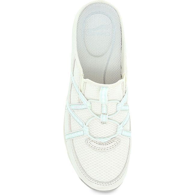 Dansko Women's Hayleigh Open Back Sneakers Ecru Suede 4855619434