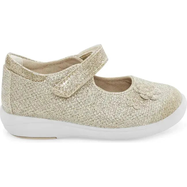 Stride Rite Kids' Holly Mary Jane Shoe Champagne BG019606