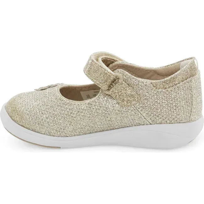 Stride Rite Kids' Holly Mary Jane Shoe Champagne BG019606