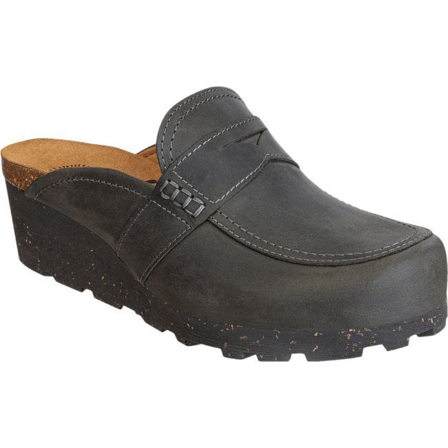 Off The Beaten Track Women's Homage Clog Charcoal