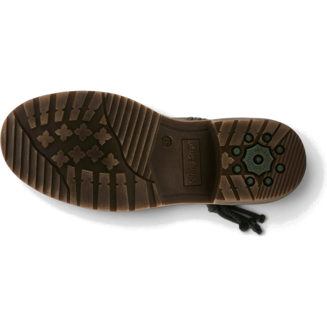 Sole of black multi faux leather Spring Step Women&