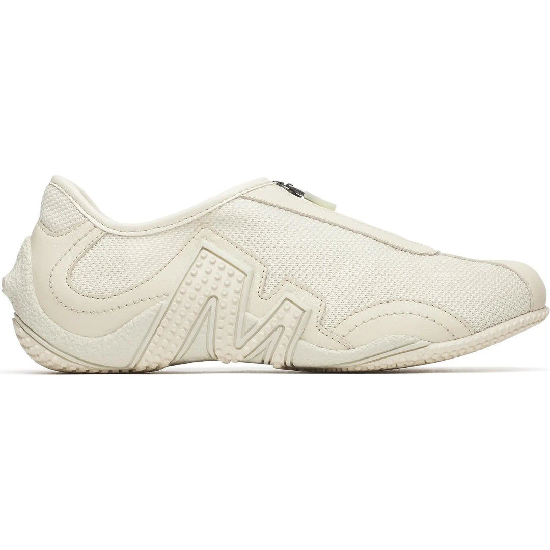 Side of Merrell Women's Relay Fly Zip Sneaker in Stucco