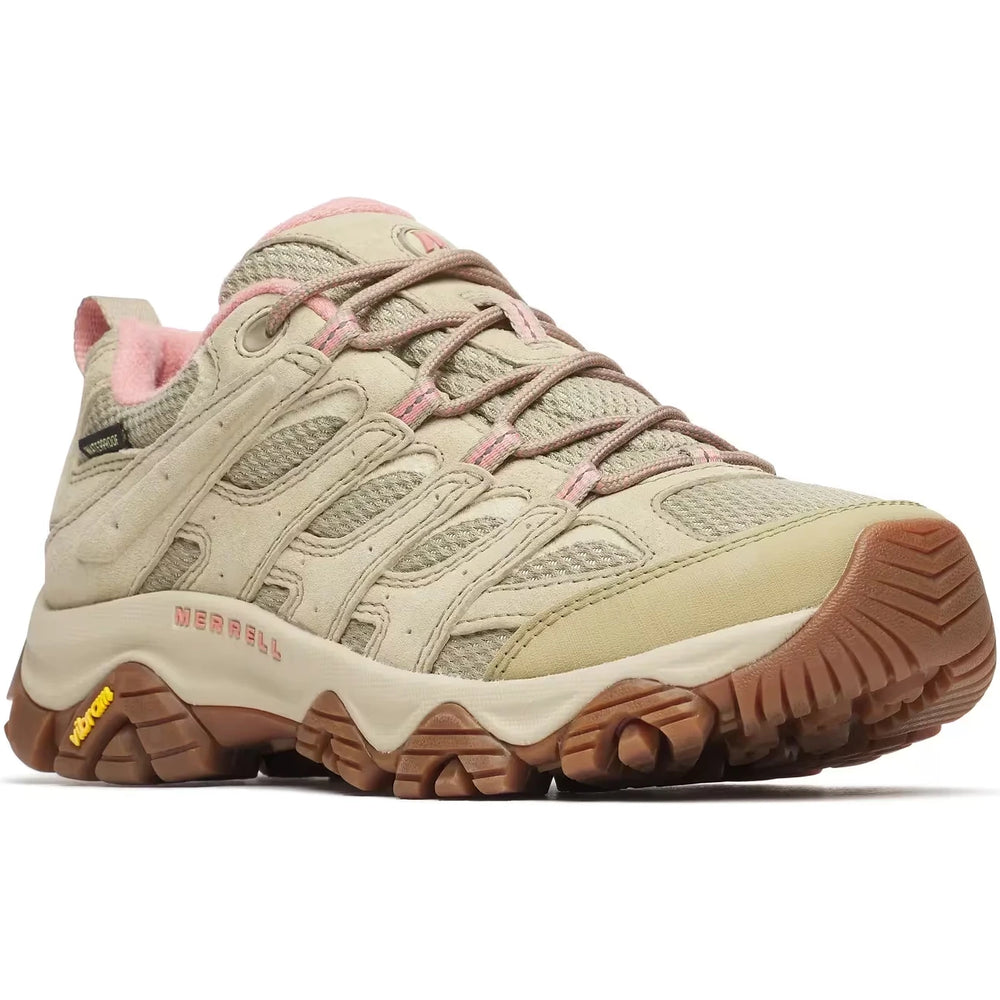 Pair of Merrell Women's Moab 3 Waterproof Hiking Shoe in Mountain