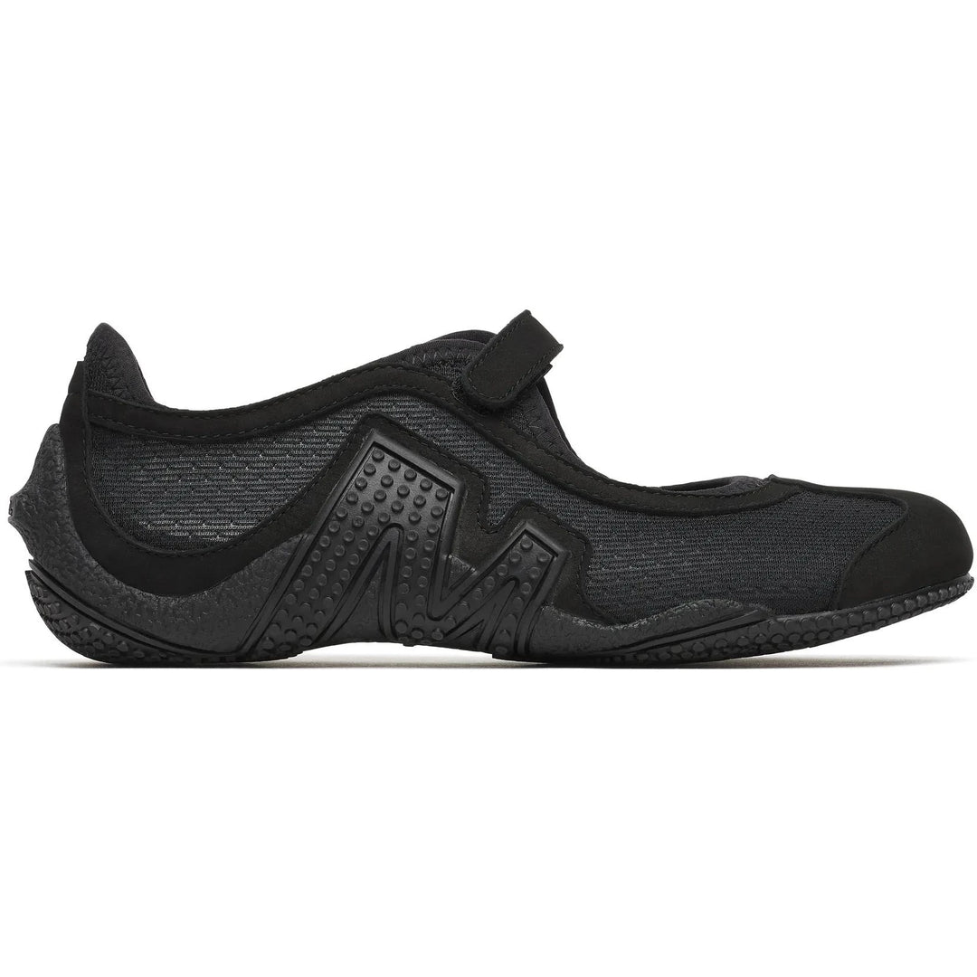 Side of Merrell Women's Relay Tour Mary Jane Sneaker in Black/Black