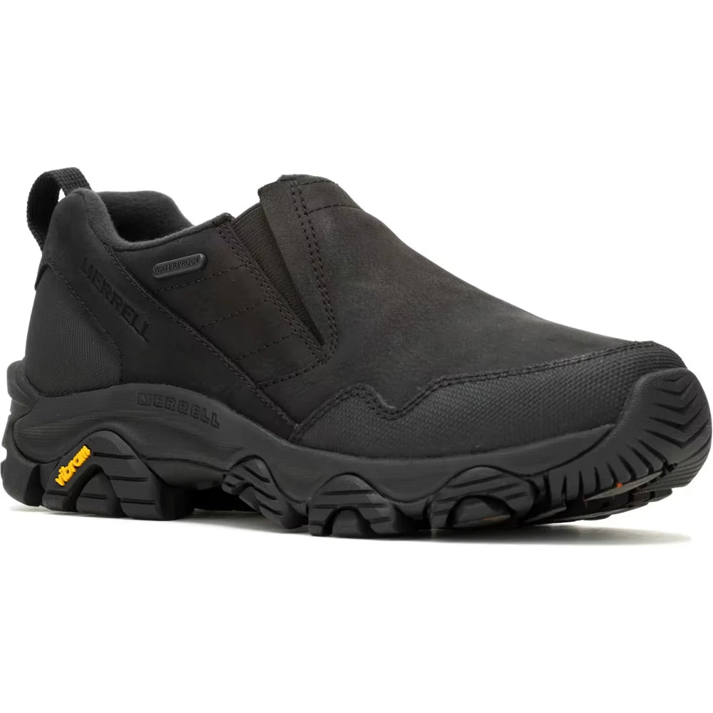 Angle of Merrell Women's Coldpack 3 Thermo Moc Waterproof Winter Shoe in Black