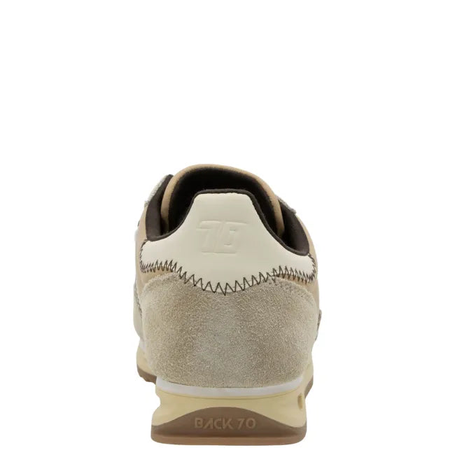Heel of Back 70 Jogger Z women’s retro fashion sneaker in beige milk coffee