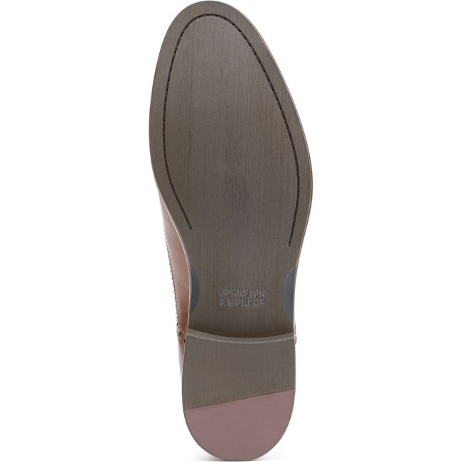 Johnston &amp; Murphy Men's Conard 2.0 Cap Toe Dress Shoe Tan Full Grain 20-3442