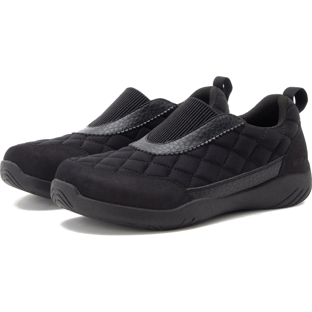 Alegria Women's Jullia Shoe in Black, front view