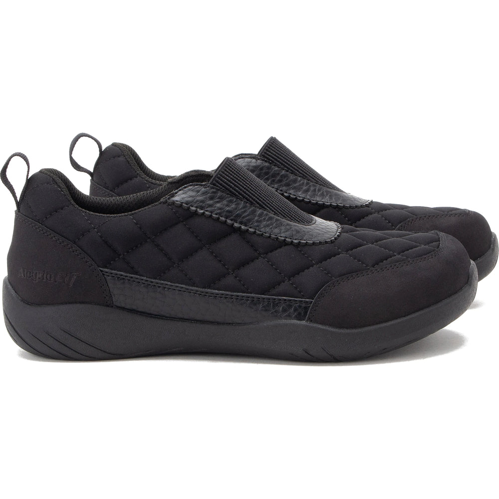 Alegria Women's Jullia Shoe in Black, lateral view