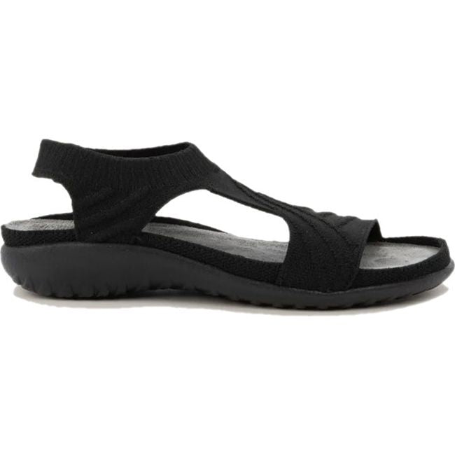 Lateral side of Women's Naot Kawhia Sandal in Sage Knit