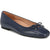 Vionic Women's Flara Ballet Flat Navy Leather I8667L1400