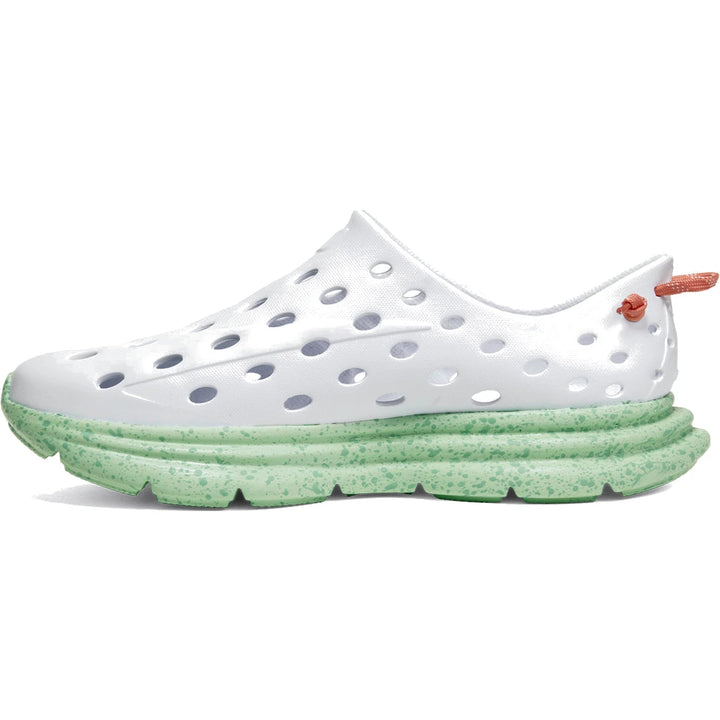 Medial side of Kane Unisex Revive Recovery Shoe in White/Spring Speckle