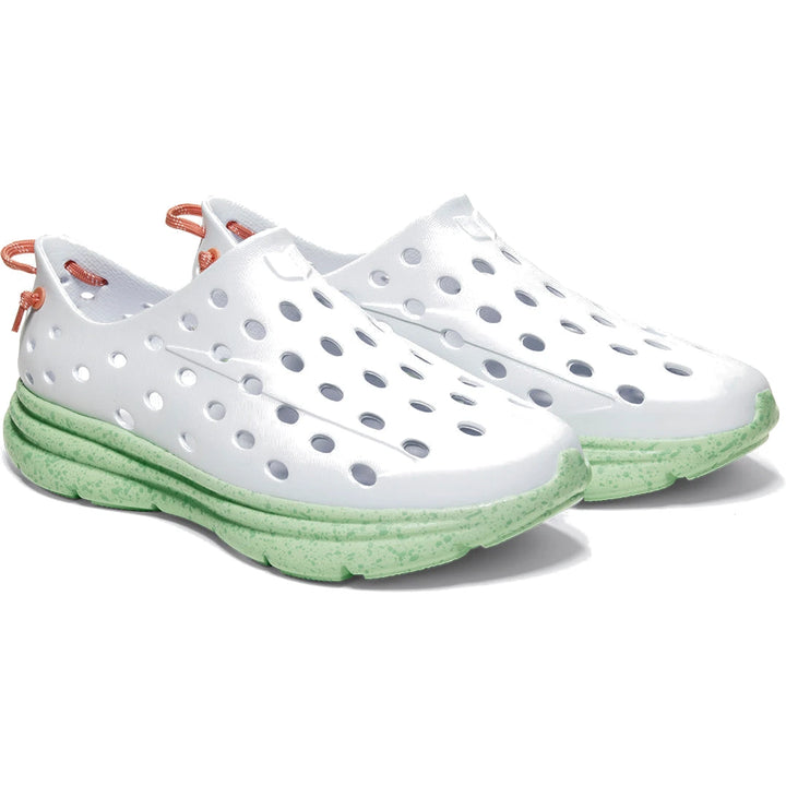 Pair of Kane Unisex Revive Recovery Shoes in White/Spring Speckle