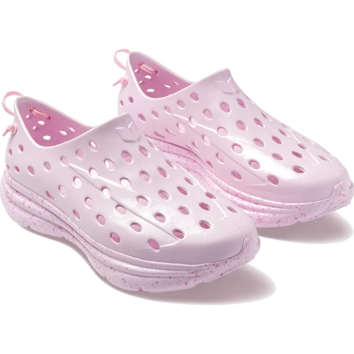 Pair of Kane Unisex Revive Recovery Shoes in Bubblegum/Pink Speckle