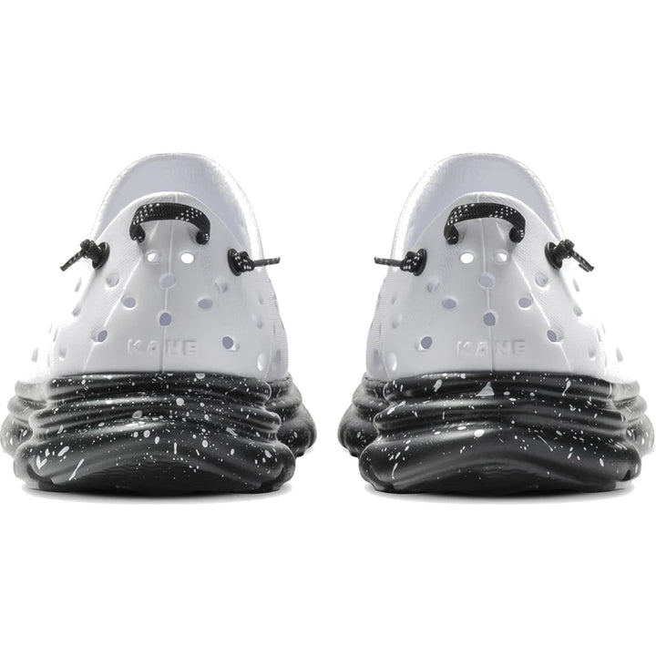 Heel of Kane Unisex Revive Recovery Shoes in White/Black Speckle