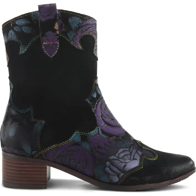 L'Artiste Women's Ladyluck-Shine Bootie PURPLE MULTI/BLACK LADYLUCK PRM