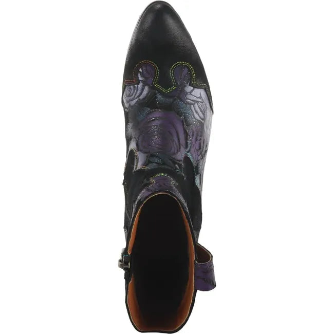 L'Artiste Women's Ladyluck-Shine Bootie PURPLE MULTI/BLACK LADYLUCK PRM