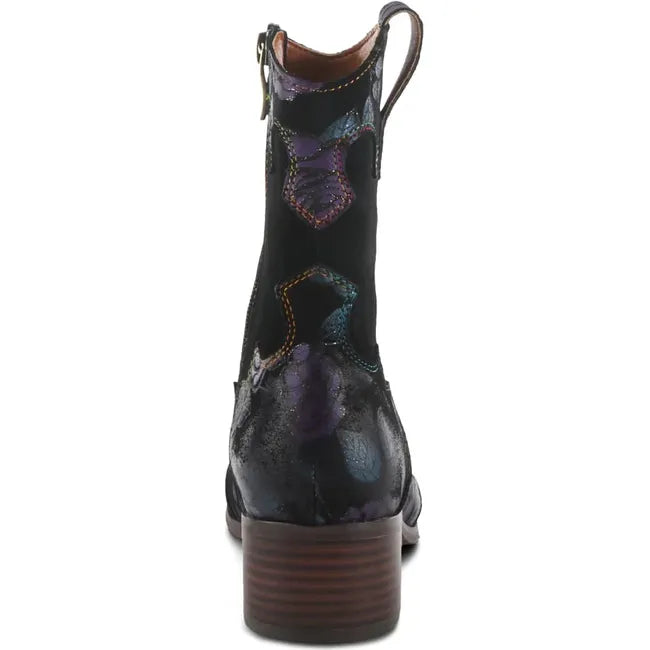 L'Artiste Women's Ladyluck-Shine Bootie PURPLE MULTI/BLACK LADYLUCK PRM