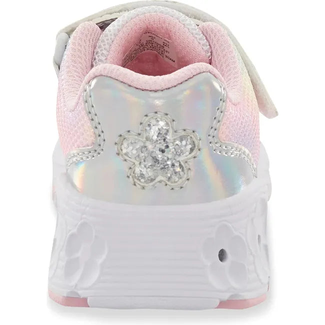Stride Rite Kids' Lighted Glimmer 2.0 Sneaker Rainbow CG037302