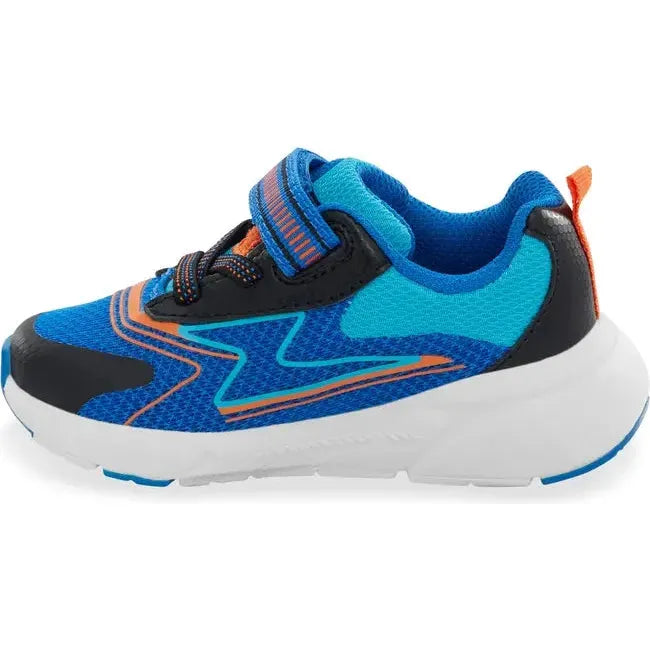Stride Rite Kids' Light Up Zips Cosmic 2.0 Sneaker Blue Multi BB035001