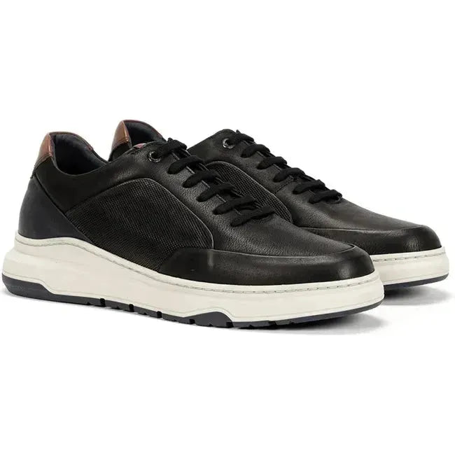 Fluchos Men's Lotus Sneaker Black F1616