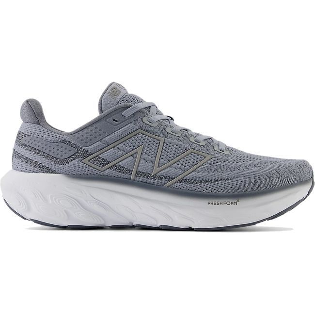 New Balance Men's Fresh Foam 1080 V13 Running Shoe STEEL/TITANIUM/WHITE M1080G13