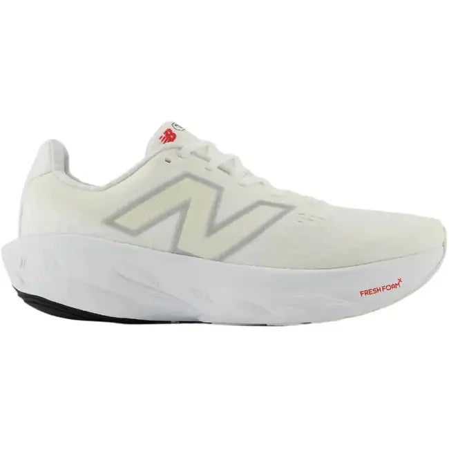 New Balance Men&#39;s Fresh Foam X 1080 V14 Running Shoe White/Silver Metallic/Sea Salt M1080W14