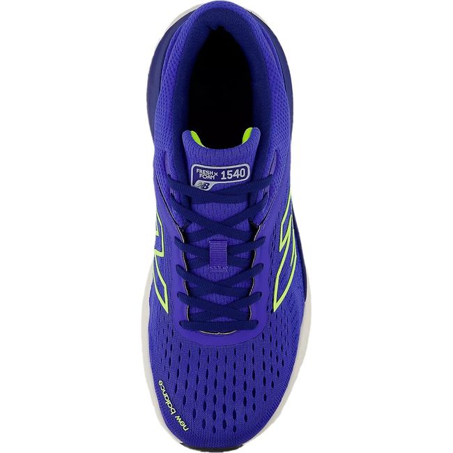 Top down view of Men's New Balance Fresh Foam X 1540 v4 Running Shoe in Marine Blue