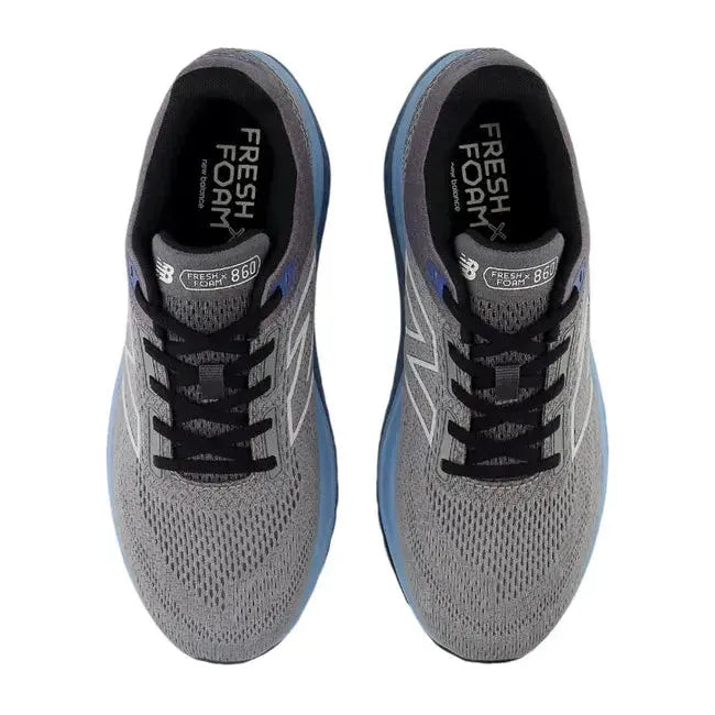 New Balance Men's Fresh Foam X 860 V14 Running Shoe Slate Grey/Chrome Blue/Sea Salt M860F14