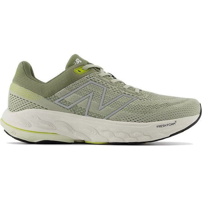 New Balance Men's Fresh Foam 860 V14 Running Shoe OLIVINE/SILVER METALLIC/DARK OLIVINE M860H14