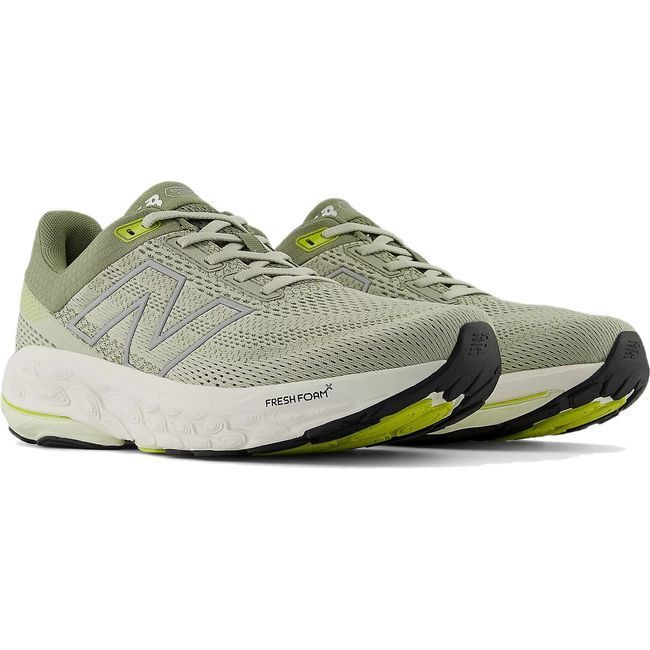 New Balance Men's Fresh Foam 860 V14 Running Shoe OLIVINE/SILVER METALLIC/DARK OLIVINE M860H14