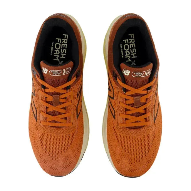 New Balance Men's Fresh Foam X 860 V14 Running Shoe Infield Clay/Relic Brown/Black M860I14