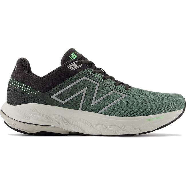 Lateral side of Women's New Balance Fresh Foam X 860 V14 Running Shoe in Dark Juniper green