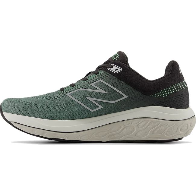 Medial side of Women's New Balance Fresh Foam X 860 V14 Running Shoe in Dark Juniper green