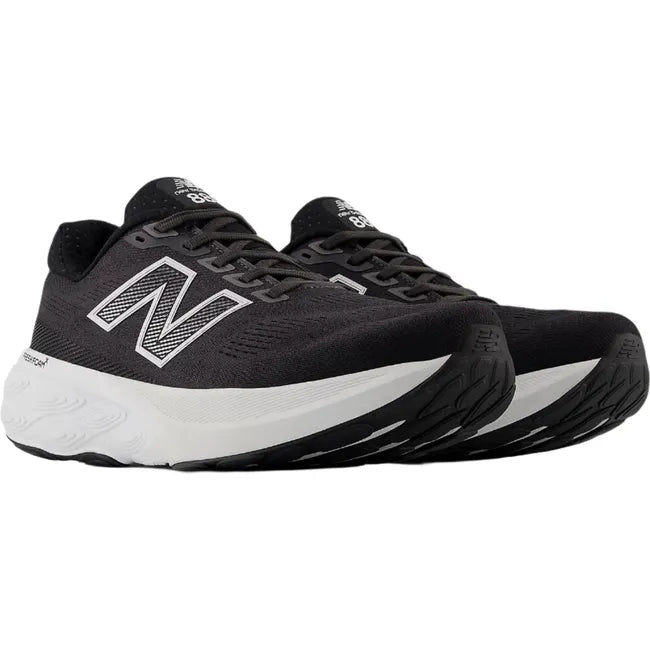 Pair of New Balance Men's Fresh Foam X 880 V15 Running Shoes in black with white soles