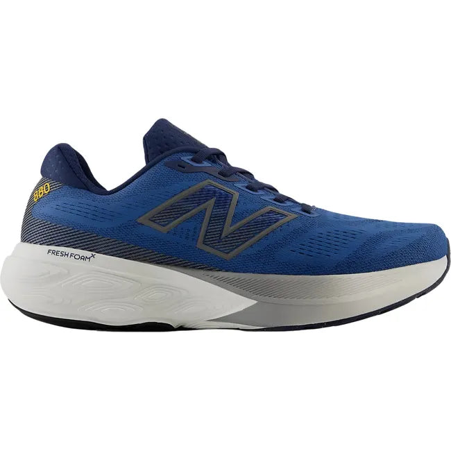 Lateral side of New Balance Men's Fresh Foam X 880 V15 Running Shoe in NB navy blue