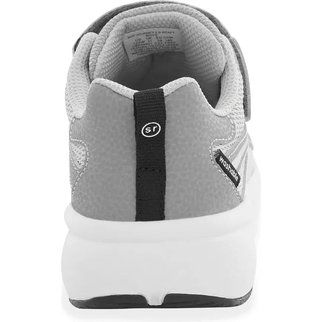 Heel of Kids' Stride Rite Journey 3.0 Adaptable Sneaker in Grey