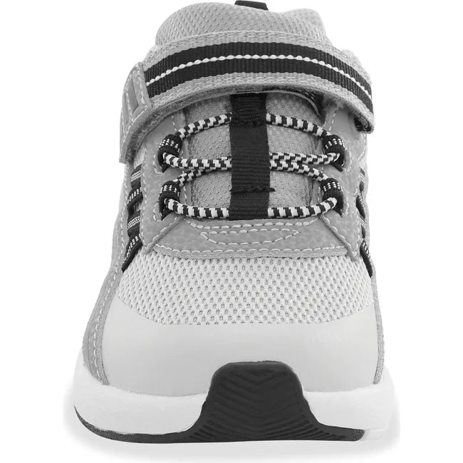Front of Kids' Stride Rite Journey 3.0 Adaptable Sneaker in Grey