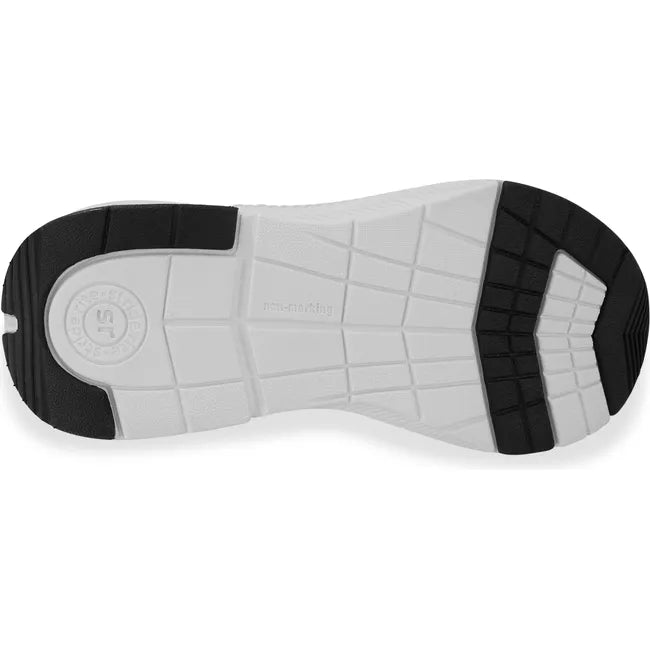 White sole of Kids' Stride Rite Journey 3.0 Adaptable Sneaker in Grey