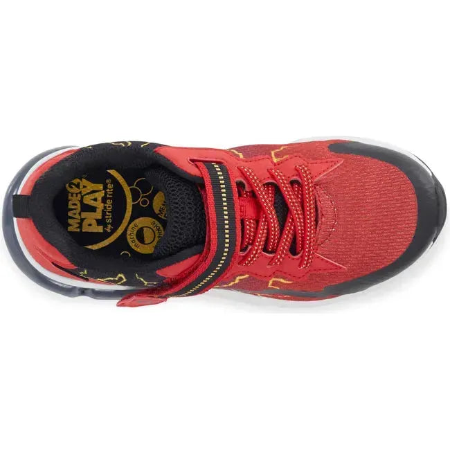 Stride Rite Kids' Light Up Lightning Sneaker Red CB035201