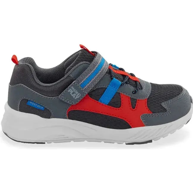 Stride Rite Kids' Made2Play Player Sneaker Black Multi CB014105