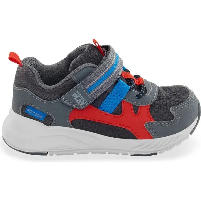 Stride Rite Kids' Made2Play Player Sneaker Black Multi BB014105