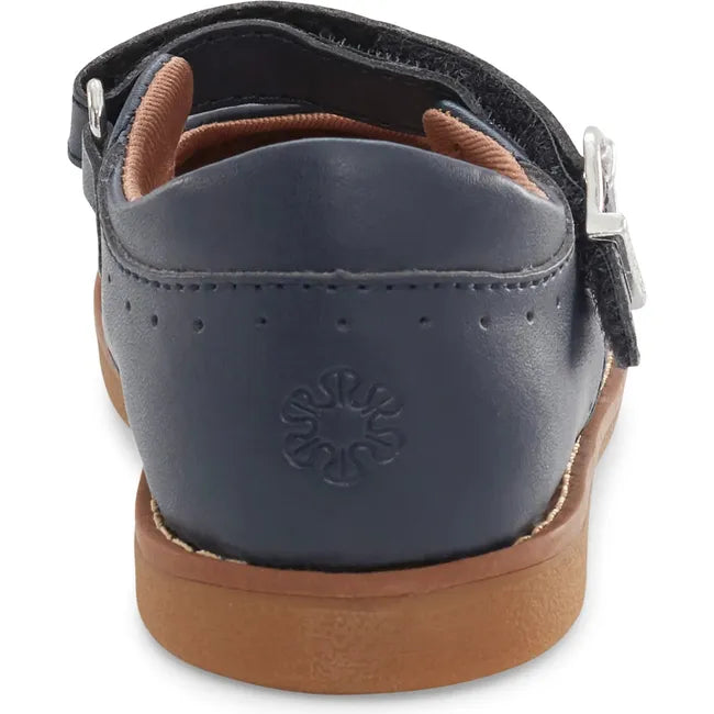 Heel of Kids Mara Stride Rite Mary Jane Shoe in navy blue