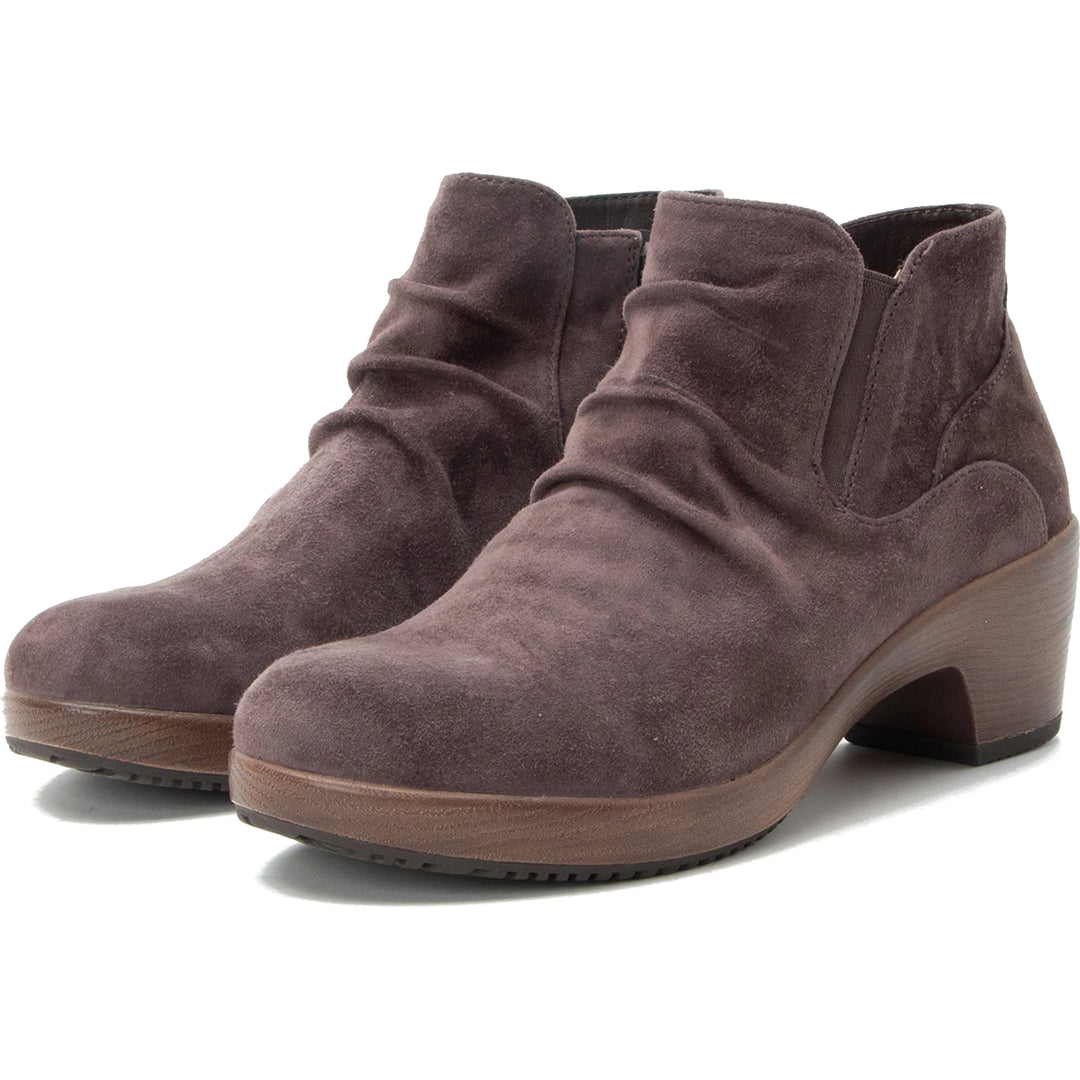 Alegria Women's Melina Bootie in Chocolate Rose, front view