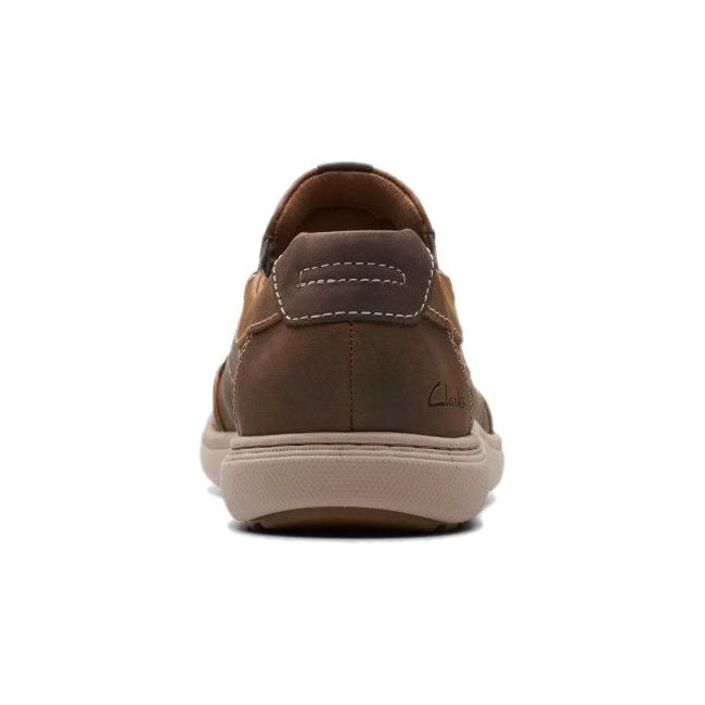 Clarks Men&#39;s Mapstone Step Slip On Shoe Beeswax Leather 26176890