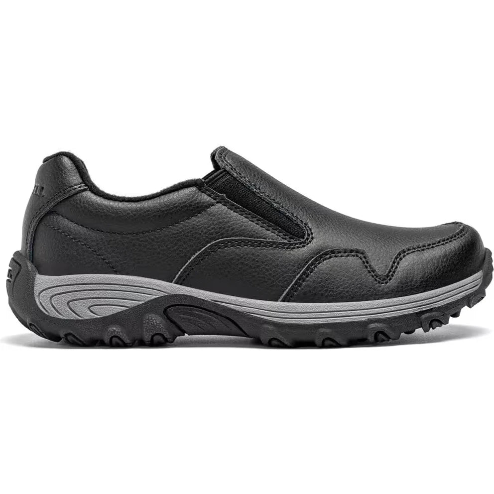Side of Merrell Kids' Jungle Moc KDZ Slip-On Shoe in Black